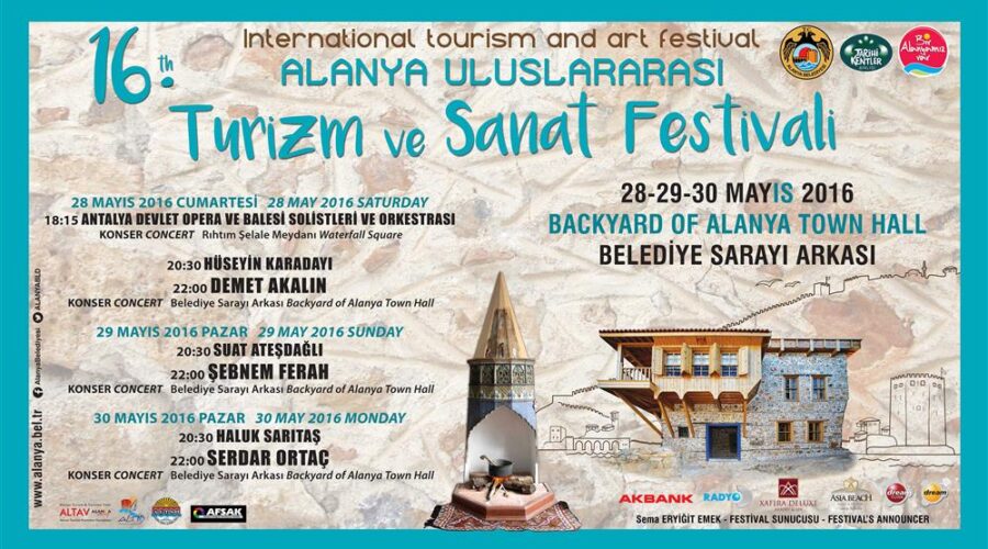 Entertainment programme of Alanya Tourism and Art Festival