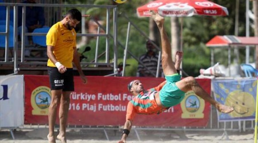 Beach football in Alanya