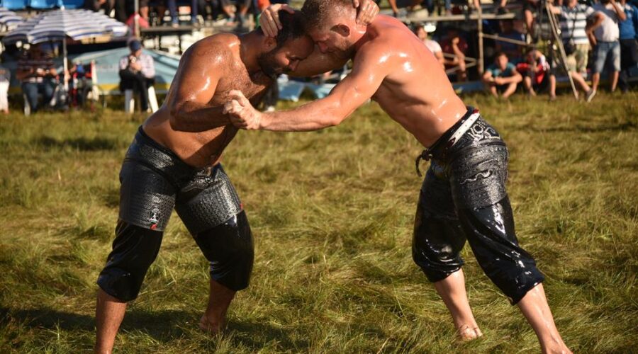 Oil Wrestling Fest in Alanya