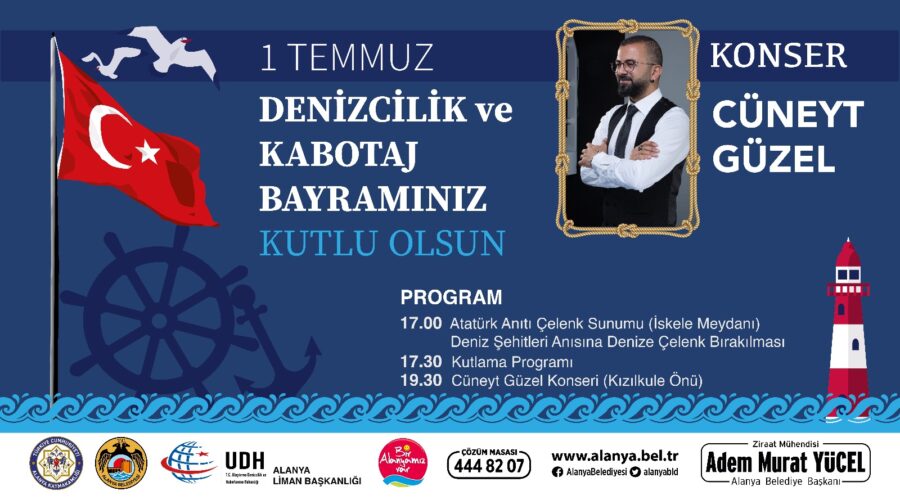 First of July navigation and coastal trade fest in Alanya