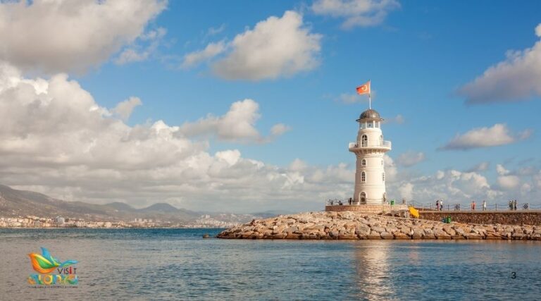 Alanya Lighthouse from the Harbour