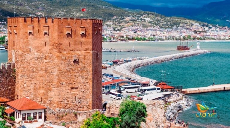 Alanya Red Tower in Winter