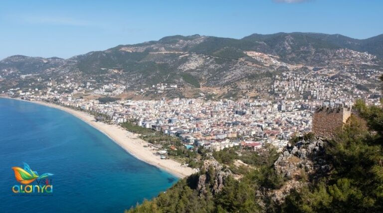 Alanya Cleopatra Beach View from the Castle