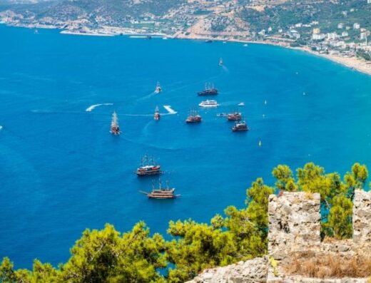 Boat Tours near the Cleopatra Beach in Alanya