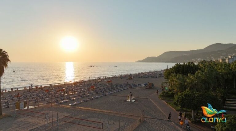 Damlatas Cleopatra Beach in Alanya, Enjoy Sunset in Alanya